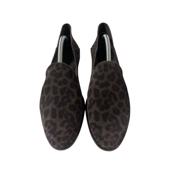 Pedro Garcia Womens‎ Slip On Cheetah/Leopard Suede Loafers Size 37 - Picture 1 of 5